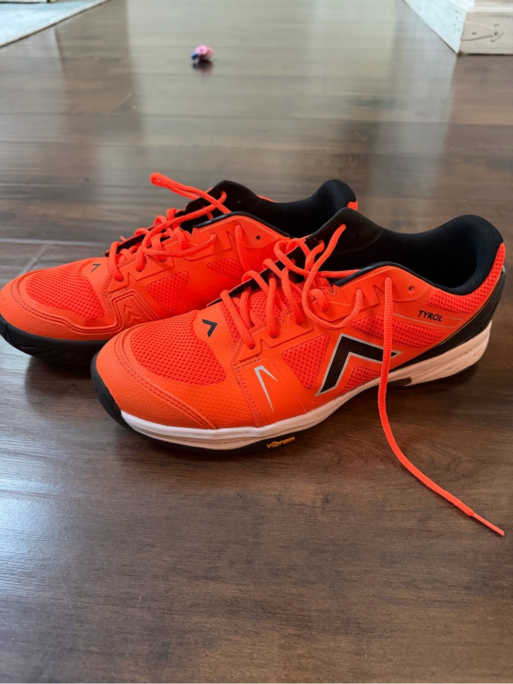 Tyrol Bright Orange pickleball shoes